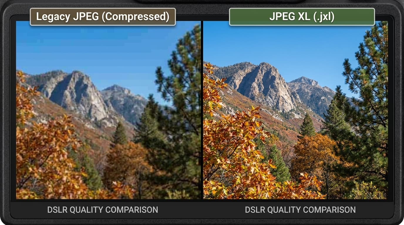 JPEG XL Compression Detail Comparison